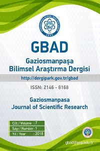 Journal of Gaziosmanpasa Scientific Research