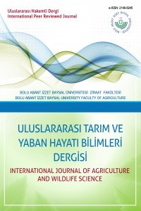 Uluslararası Tarım ve Yaban Hayatı Bilimleri Dergisi