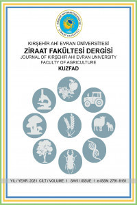 Kırşehir Ahi Evran Üniversitesi Ziraat Fakültesi Dergisi