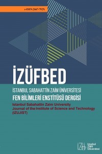 İstanbul Sabahattin Zaim Üniversitesi Fen Bilimleri Enstitüsü Dergisi