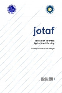 Journal of Tekirdag Agricultural Faculty