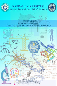 Kafkas Üniversitesi Fen Bilimleri Enstitüsü Dergisi