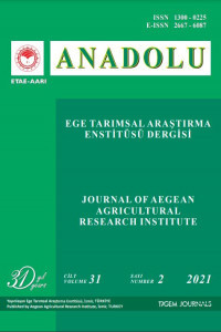 ANADOLU Ege Tarımsal Araştırma Enstitüsü Dergisi