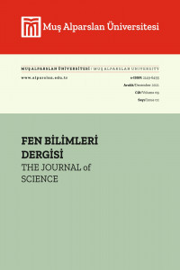 Muş Alparslan Üniversitesi Fen Bilimleri Dergisi
